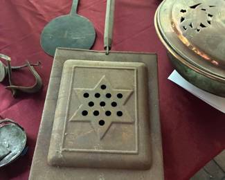 brass bed warmer