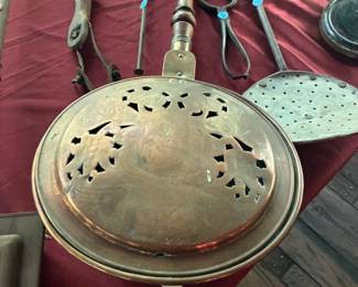 copper bed warmer