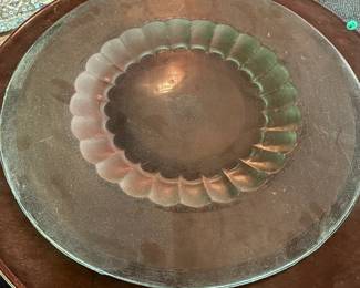 large brass plate