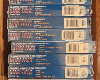 Full set of Star Trek animated series sealed