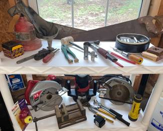 Hand Saw, Funnels, Sockets, Circular Saws, Vise