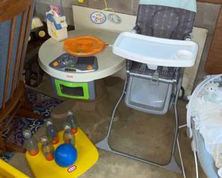High Chair, Kitchen Play Station, Bowling Game