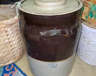 #4 Crock Churn w/Lid
