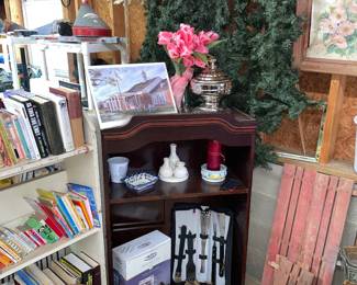 Small 3 Tier Shelf, Small Wooden seat Stool