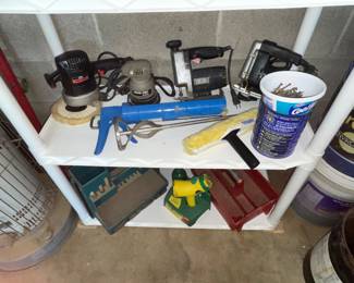 Electric Buffer,  Electric Sander, Jig Saws,