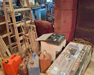 Shed in a Box! Many Gas Cans Here too!
