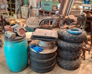 Set of 4 Atv Tires on Rims!