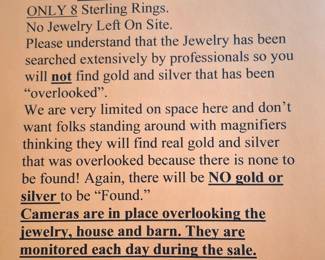 Sorry that We Have to Keep Saying This But We Just Don't Have Room for Folks Searching for Something That ISN'T Here!