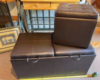 Ottoman w foot stool