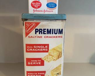 Cracker bandaid tin