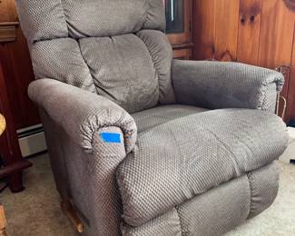 Lazy Boy recliner green swivel
