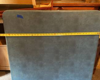 Blue card table