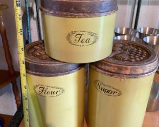 Sugar tea flour canister set