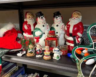Christmas blowmolds