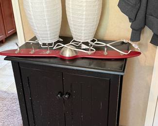 Two of these cabinets