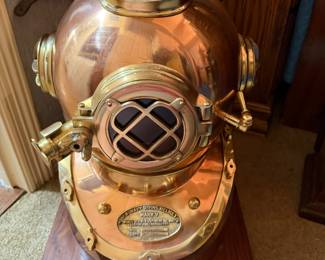 Copper Brass Diving Helmet Nautica