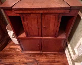 antique meat cabinet