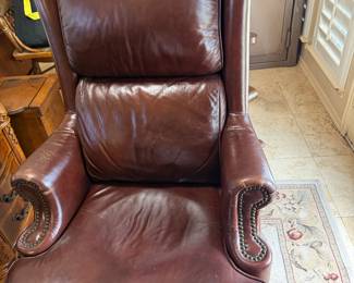 haverty leather desk chair