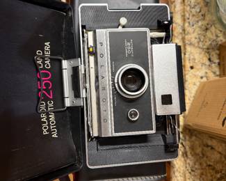 Vintage polaroid cameras 