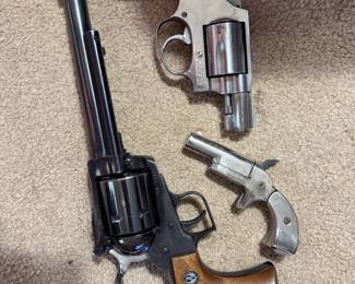 Smith & Wesson, Ruger, Talon  ( not left on premises only there on sale times)