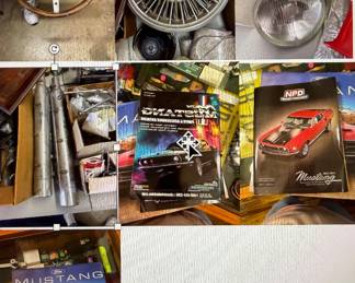 1967-1968 mustang parts and Harley Davidson parts 