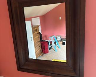 Antique ogee mirror