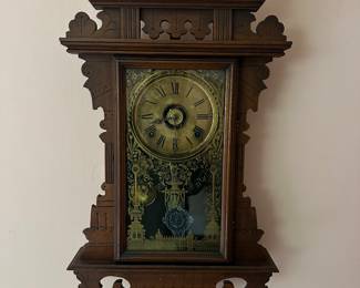 Antique 8 day clock