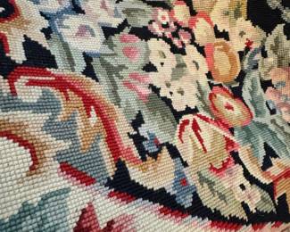 9'x10' handmade needlepoint rug