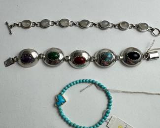Sterling and Kendra Scott Bracelets