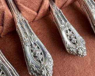 Wallace Rose Point Sterling Silver Flatware