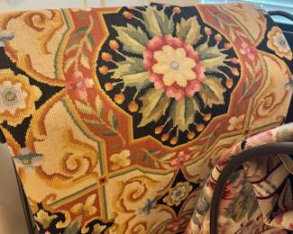 Large handmade needlepoint rug
