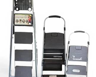 Three Cosco StepStool Ladders