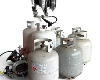 Multiple Propane Tanks