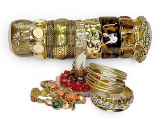 GoldToned Cuffs Bangles
