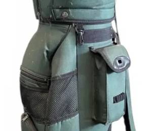 Green Golf Bag With Balls