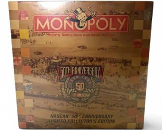 NASCAR 50th Anniversary Limited Collectors Edition Monopoly