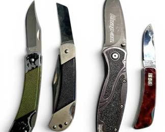 Four Kershaw Pocket Knives