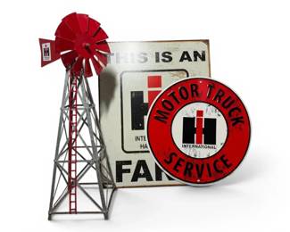 International Harvester Metal Signs Metal Model Weather Vane