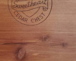 Vintage Roos Sweetheart Cedar Chest - $500
