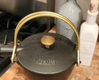 Staub cast iron teapot