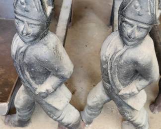Soldier Andirons