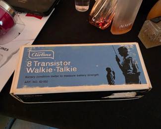 Pair Vintage Wards Airline 8 Transistor Walkie-Talkie