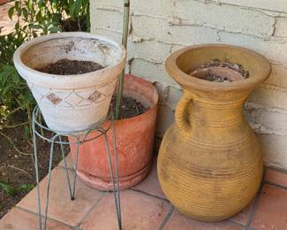Southwest / patio garden planters