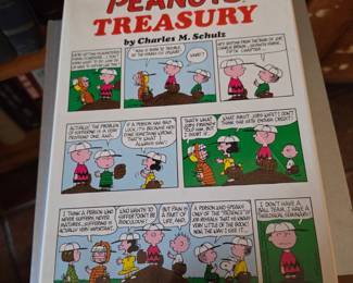 vintage edition of Peanuts Treasury by Charles M. Schulz
