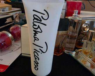 tube of Paloma Picasso perfumed body lotion