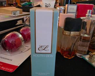 bottle of Estée Lauder Youth-Dew Eau de Parfum Spray