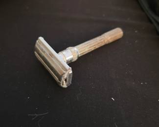 vintage Gillette Fat Boy adjustable safety razor