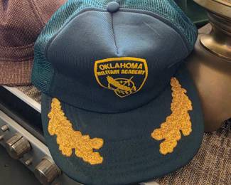unbranded Oklahoma Military Academy trucker hat