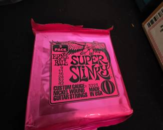 3-pack of Ernie Ball Super Slinky electric guitar strings