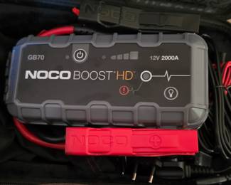 NOCO Boost HD GB70, a 2000-amp portable lithium jump starter